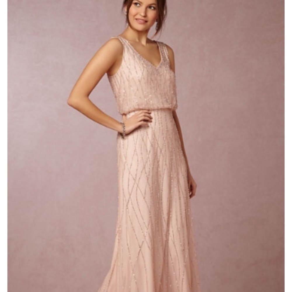 Blush bridesmaid dress